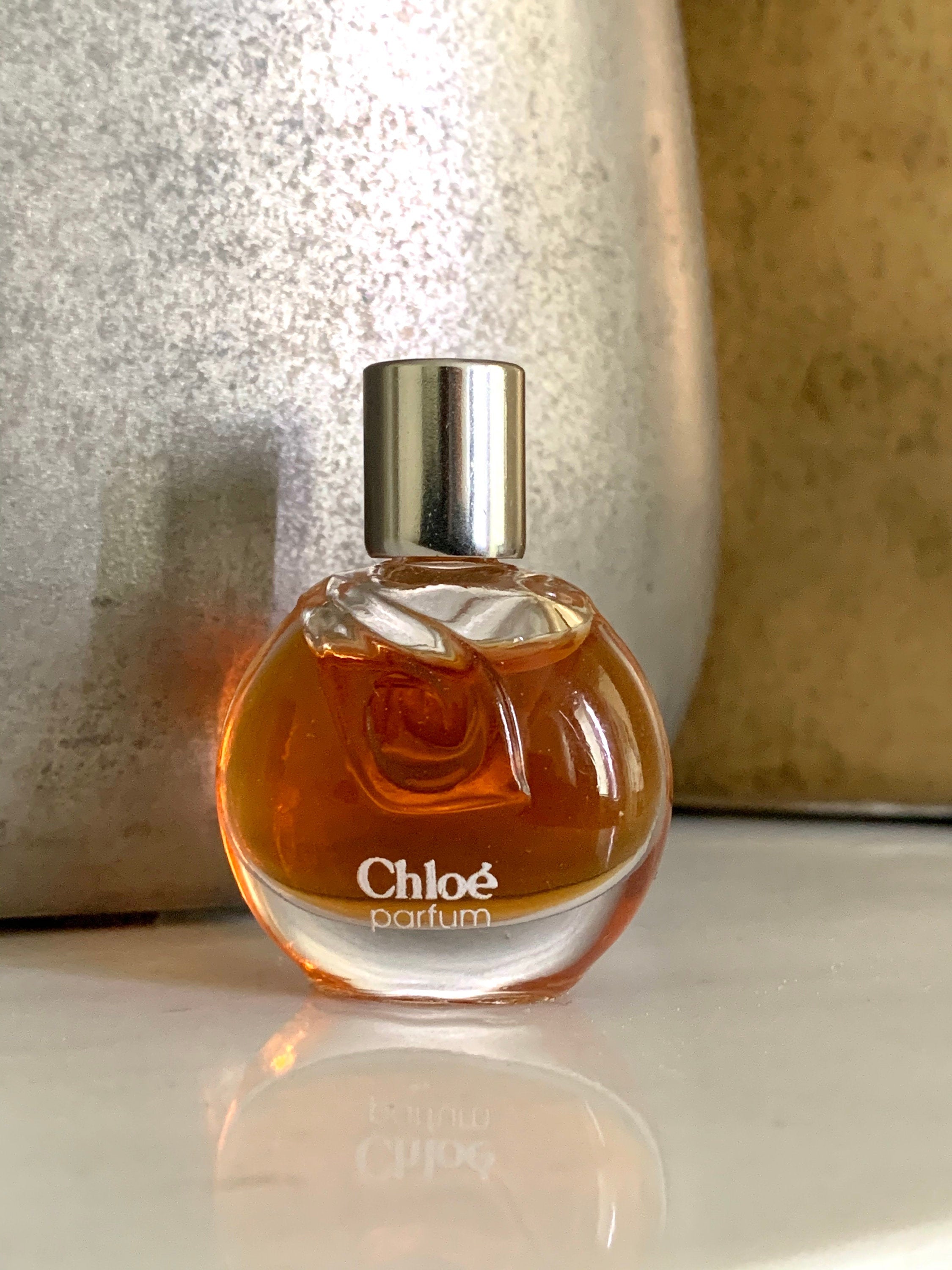Vintage Chloe Parfum Miniature Size .11 Fl oz , 3.5 ml Splash/ Dab Bottle Women's Fragrances