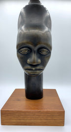 Artist Sculptor Al Weiss Bronze Sculpture “African Queen” 1979, Signed, Dated, Title & Edition Number