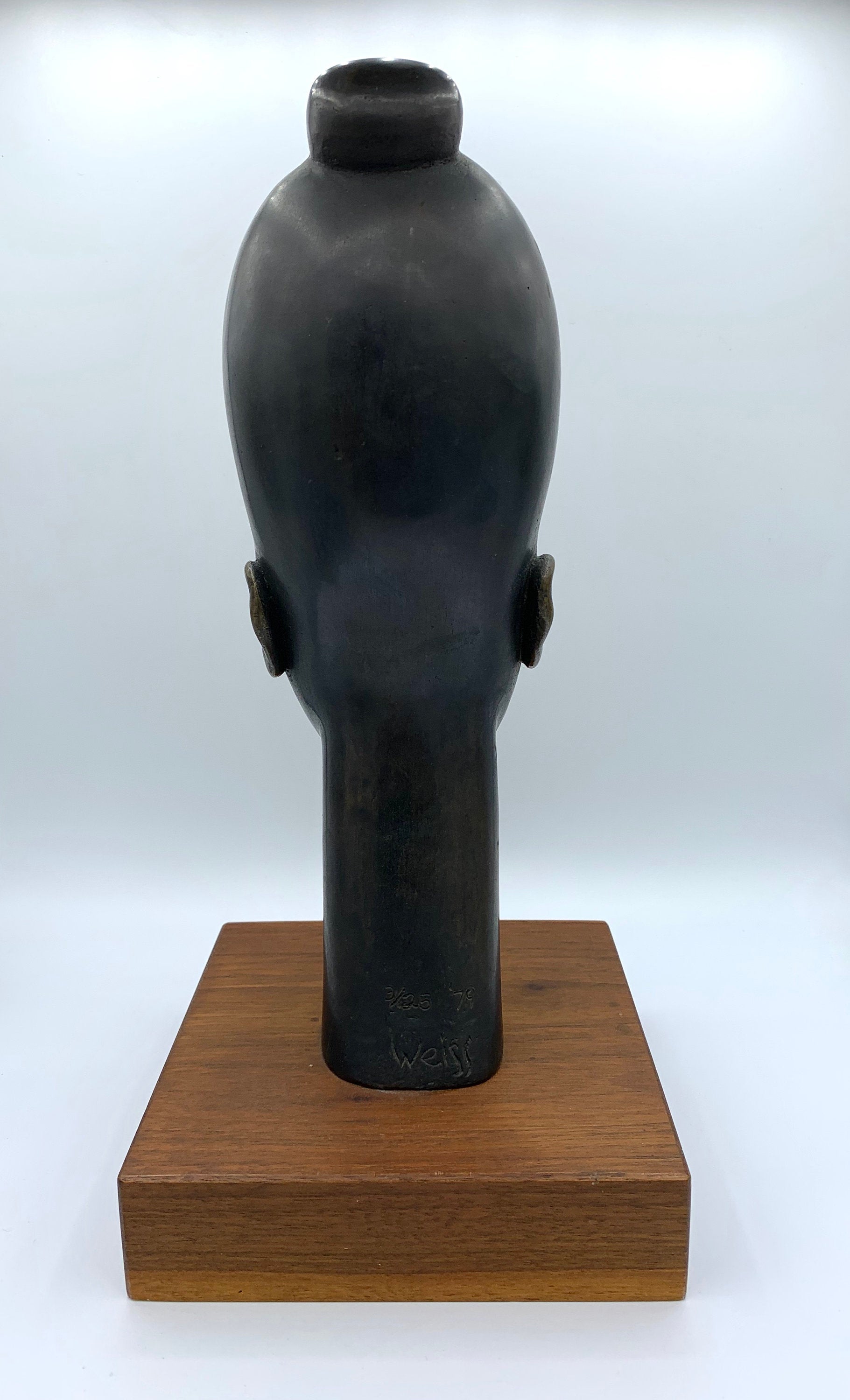 Artist Sculptor Al Weiss Bronze Sculpture “African Queen” 1979, Signed, Dated, Title & Edition Number
