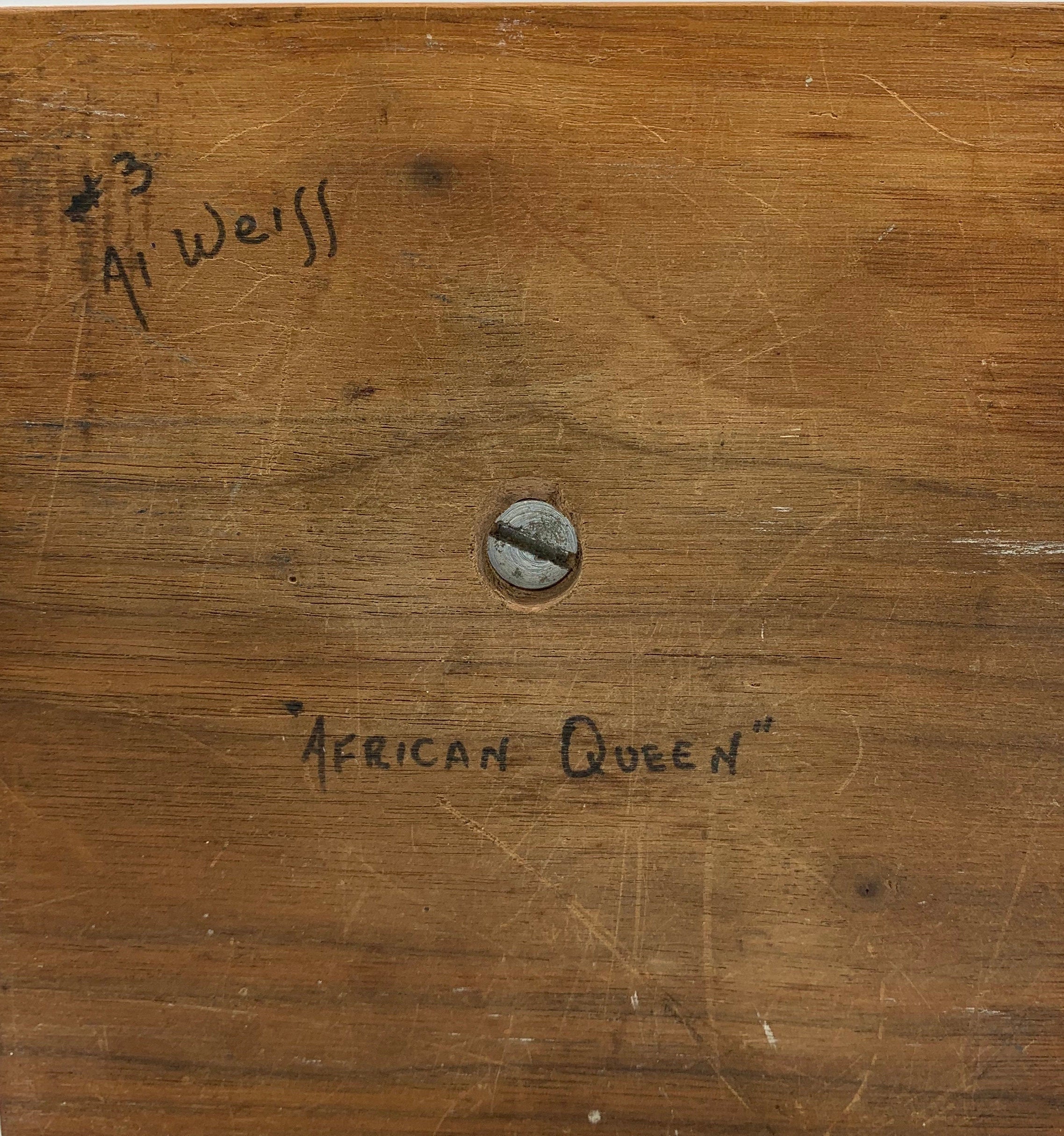 Artist Sculptor Al Weiss Bronze Sculpture “African Queen” 1979, Signed, Dated, Title & Edition Number