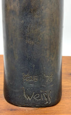 Artist Sculptor Al Weiss Bronze Sculpture “African Queen” 1979, Signed, Dated, Title & Edition Number