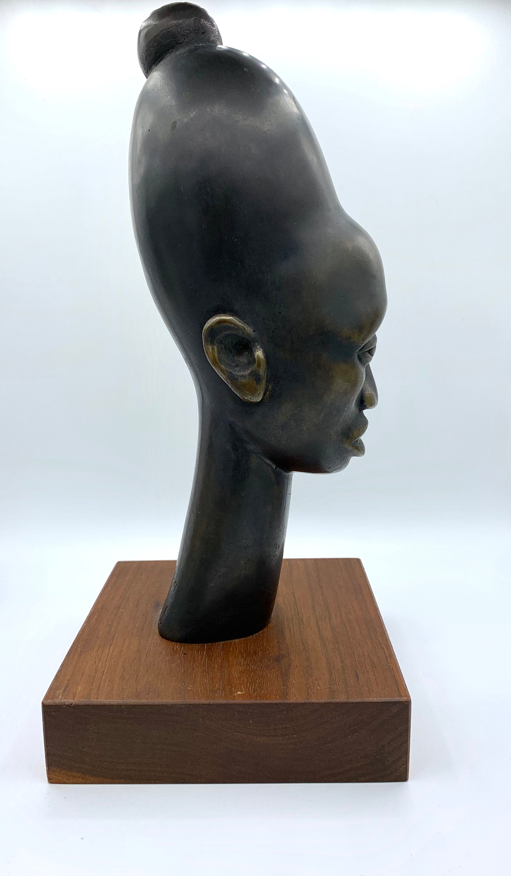 Artist Sculptor Al Weiss Bronze Sculpture “African Queen” 1979, Signed, Dated, Title & Edition Number